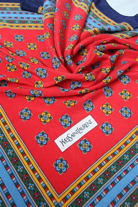 yves saint laurent vintage scarf|borsa saint laurent sito ufficiale.